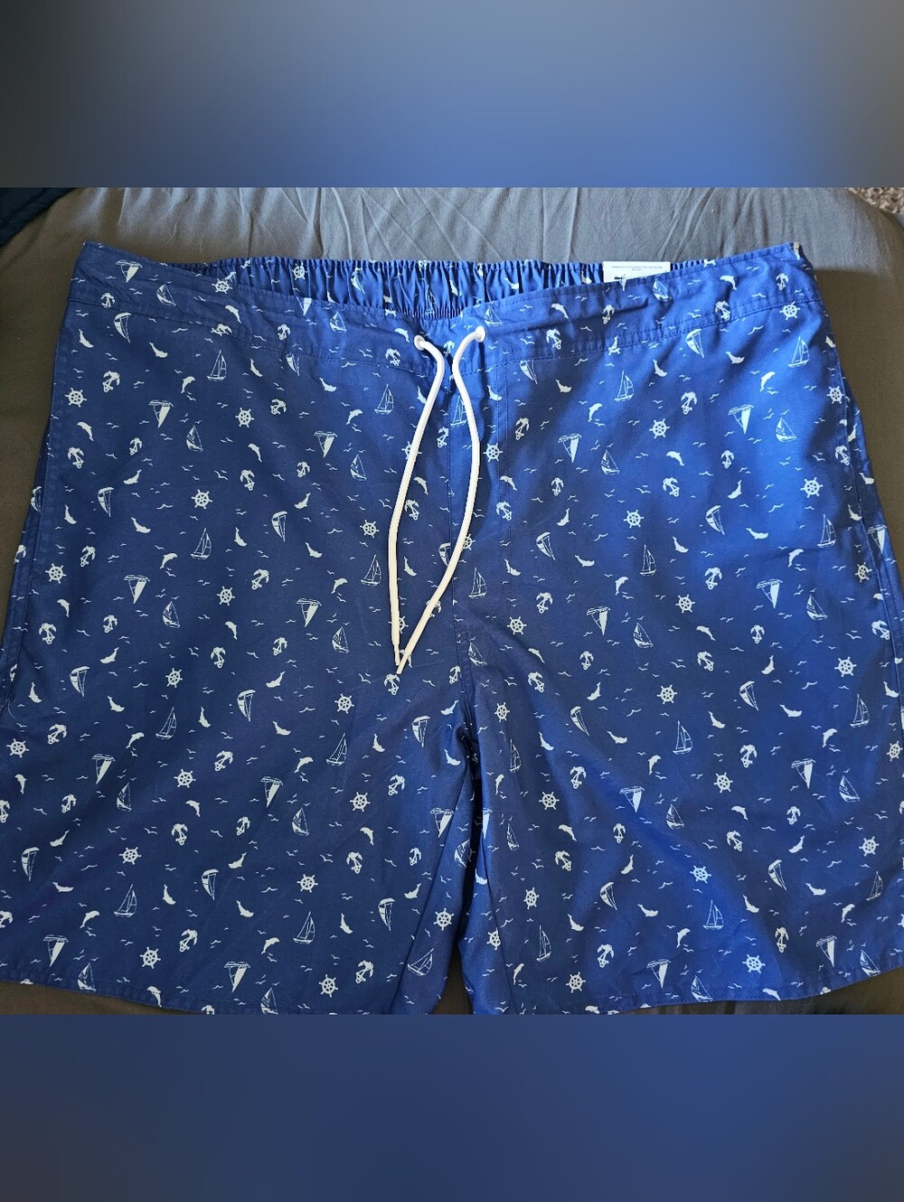 New! St. John's Bay Mens 9" Big and Tall Board Shorts XXL